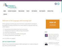 Tablet Screenshot of languageandlearninglab.com